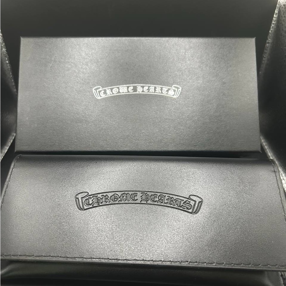 Chrome Hearts Silver and Gold Accented Glasses